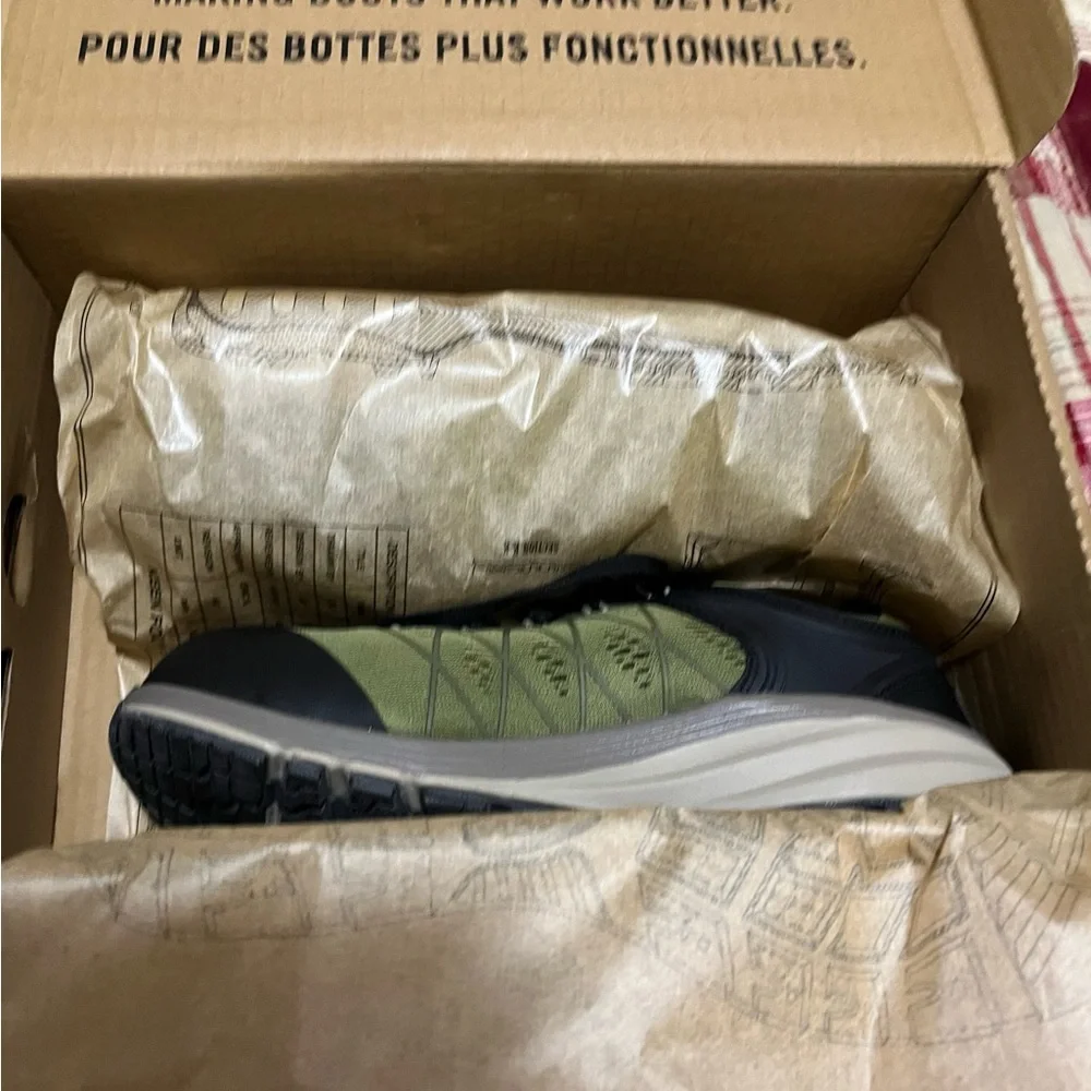 Keen Vista Energy Safety Toe Shoe - Women’s 9 Wide - Olive/Black NIB - Picture 8 of 10
